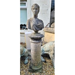 Lady Bust On Plinth